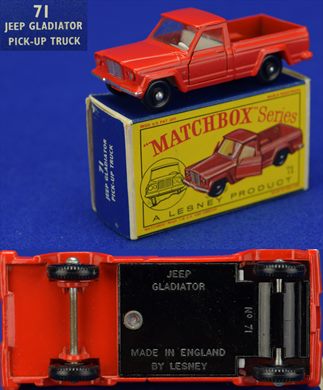 Jeep Gladiator (Jeep Gladiator Pick-up Truck) 71 Inglaterra