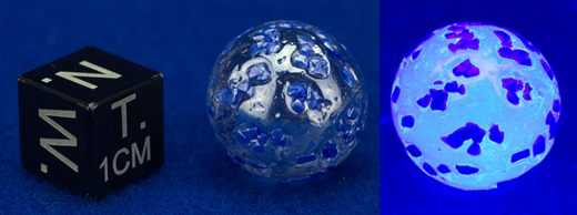 Berlinde com incrustacoes azul