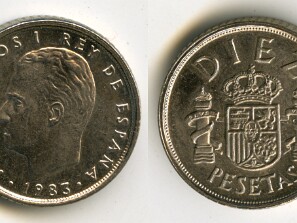 Peseta 10